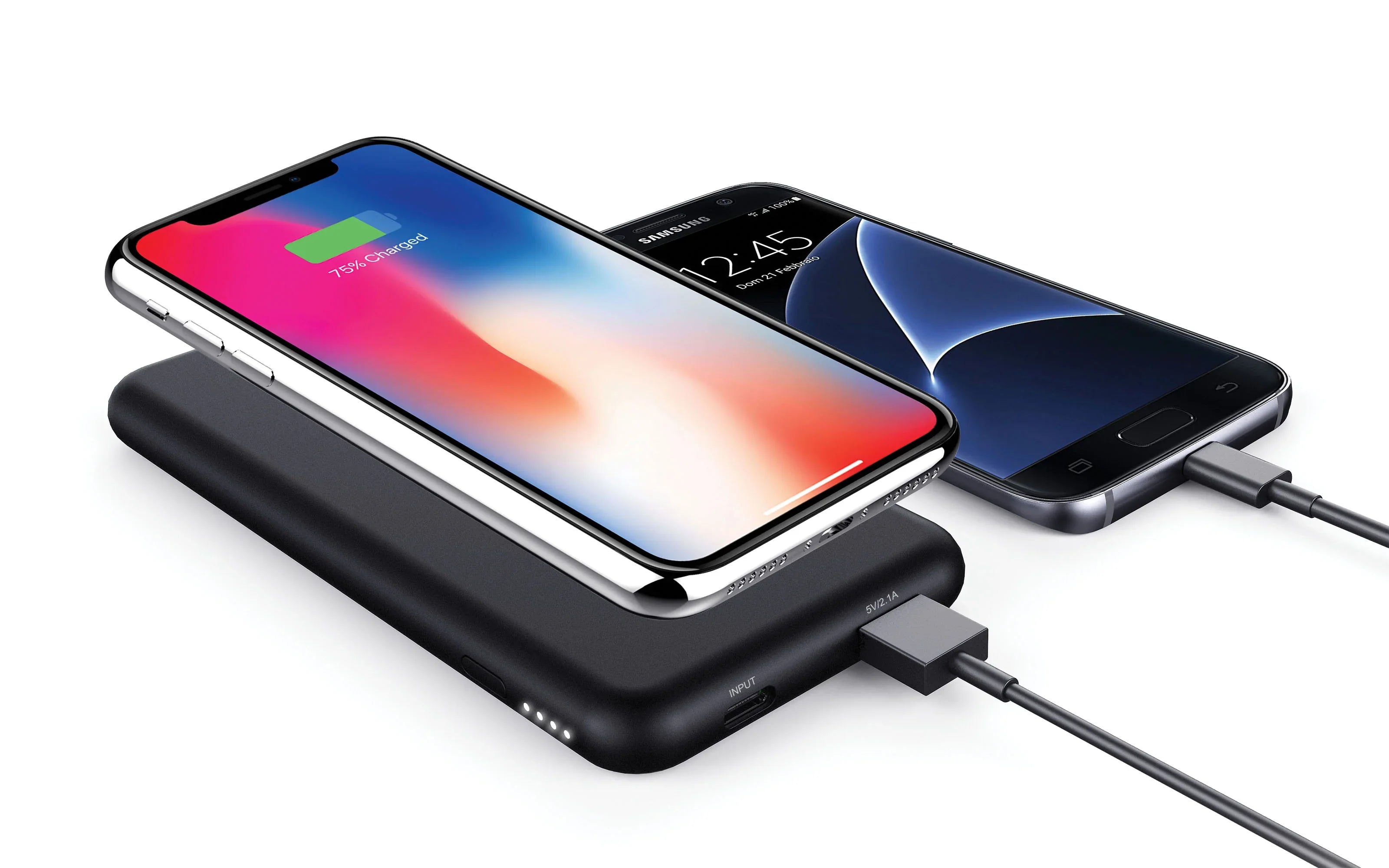 Torrii Bolt 6000Mah 2 In 1 Wireless Powerbank - Black - Tashqila Torrii Bolt 6000Mah 2 In 1 Wireless Powerbank - Black - Tashqila